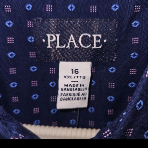 Childrens Place Button Down Shirt - Picture 2 of 3